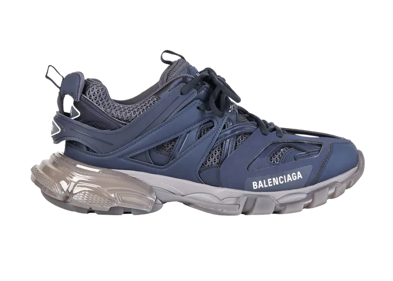 Balenciaga Track Clear Sole Navy Grey (647742W3BM21213)