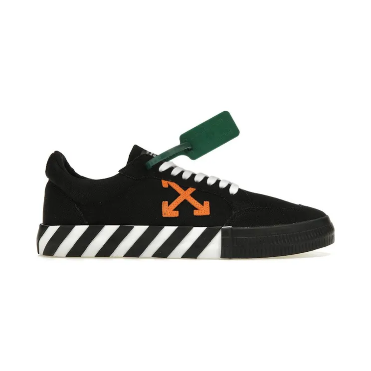OFF-WHITE Vulc Low Top Black Orange (omia085s22fab0011020)