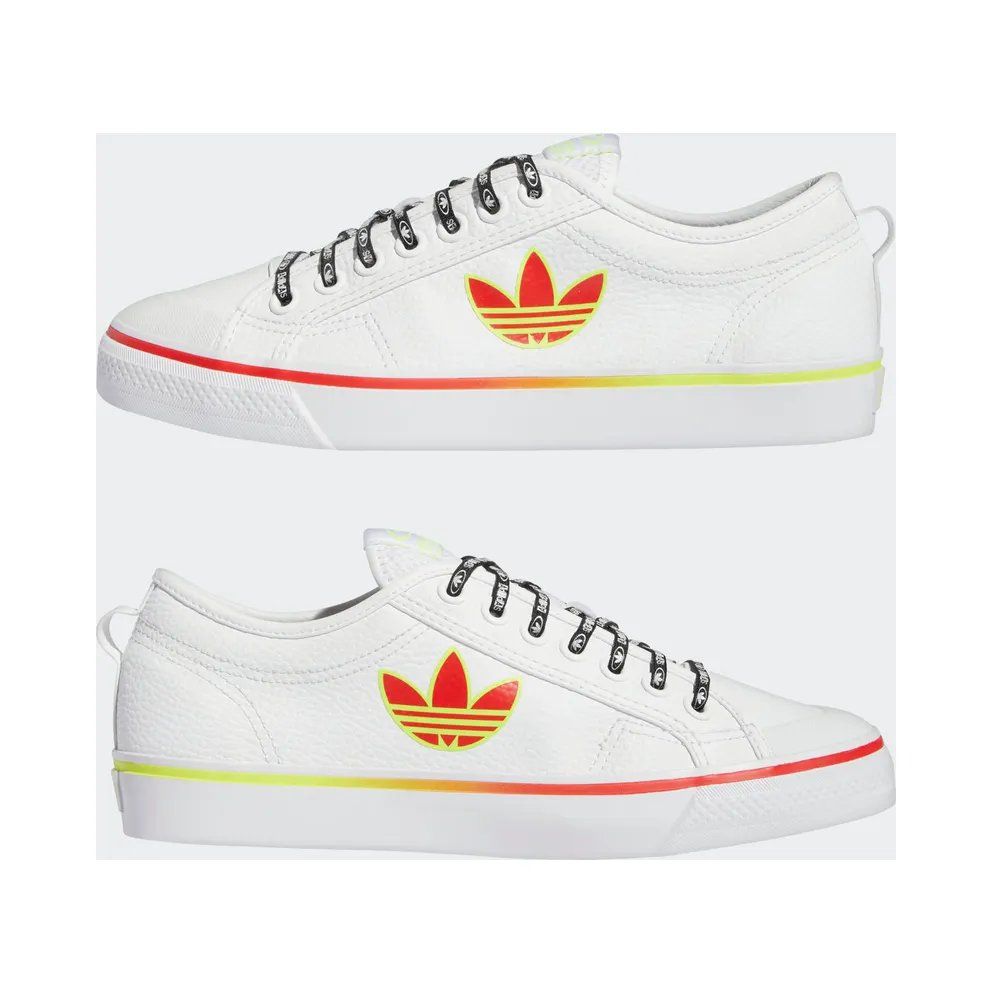 adidas Nizza Trefoil Cloud White / Vivid Red / Solar Yellow (GX1465)