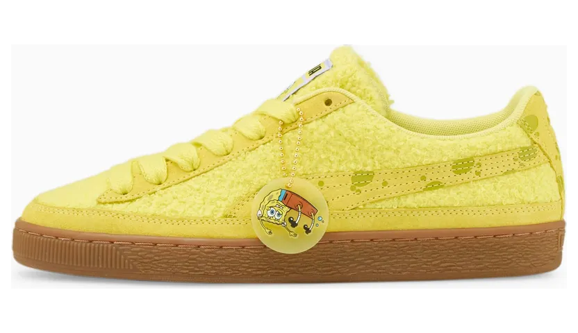 Puma x SPONGEBOB Suede Geel (391008-01)