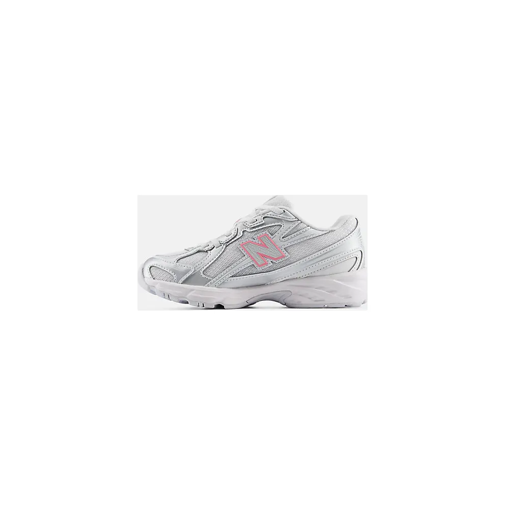 New Balance 740 Bungee Lace PS “Silver Metallic Signal Pink” (P7403DB)