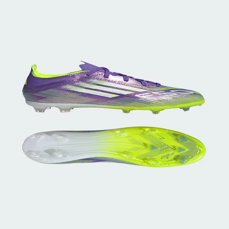 adidas F50 Elite Firm Ground Boots Kids “Purple Rush / Cloud White / Lucid Lemon” (JH7714)