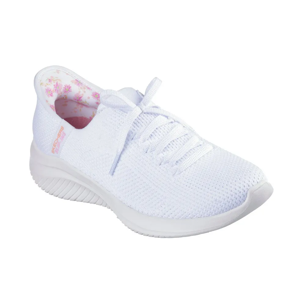 Skechers Slip-ins: Ultra Flex 3.0 Morning Blossom White “White” (150441 Wht) (150441WHT)