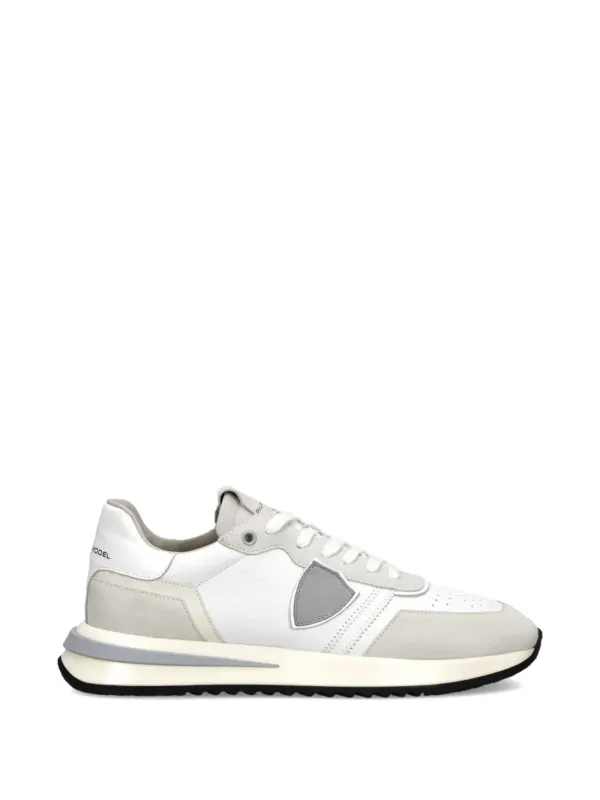 Philippe Model Paris Tropez 2.1 Sneakers mit Triangel-Patch – Weiß (TYLUV001)