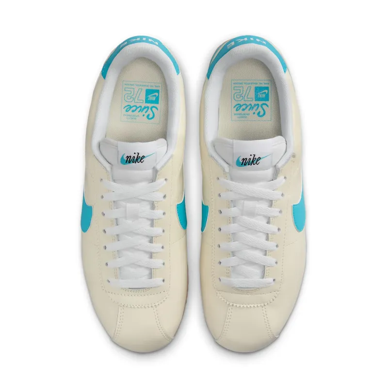Nike Cortez “Coconut Milk Gum Yellow Pale Vanilla Teal Nebula” (HF4268-113)