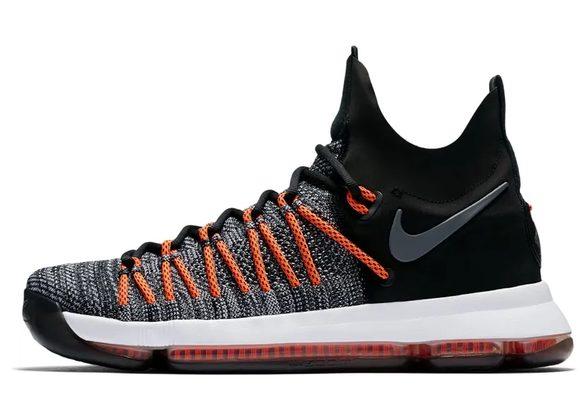 Nike KD 9 Elite Dark Grey Hyper Orange