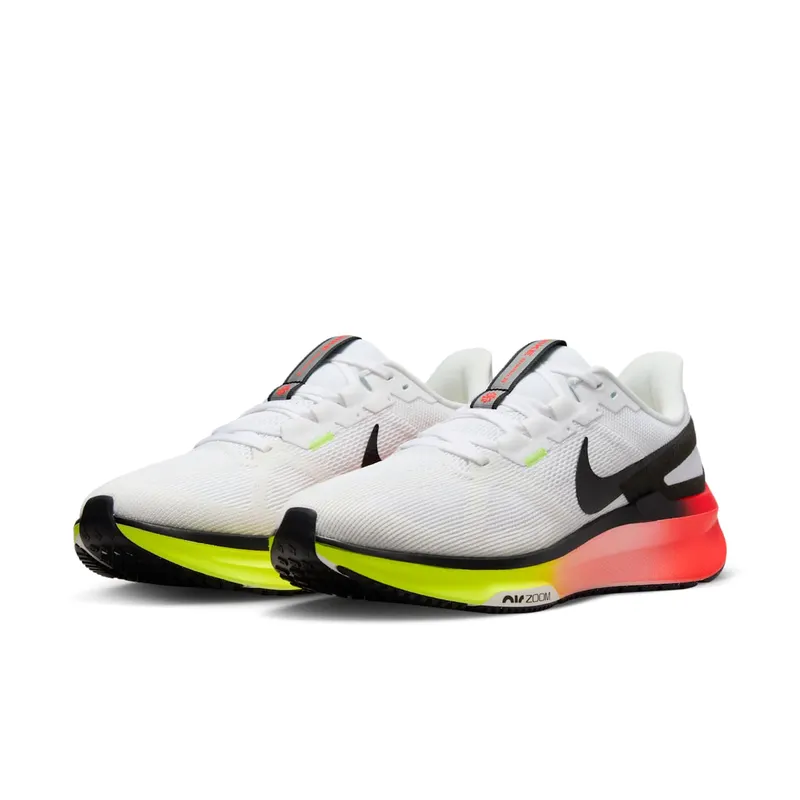 Nike Structure 25 White Bright Crimson Volt Black (HF4913-100)