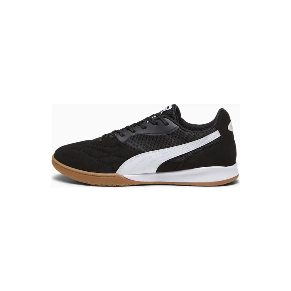 Puma King Top IT Black White Gum (107349-01)