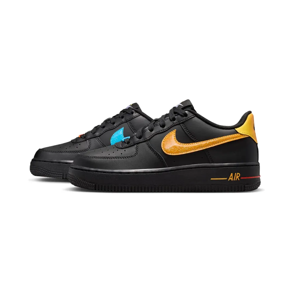 Nike Air Force 1 Low GS “Black Multi-Color” (IM7742-001)