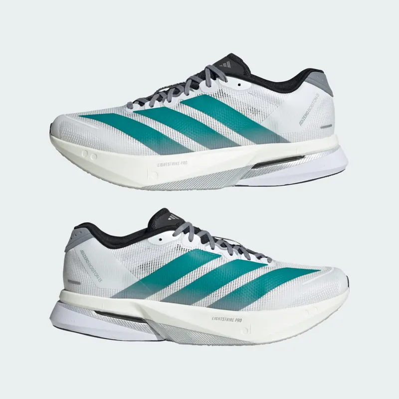 Adidas Adizero Boston 13 EQT Cloud White / Pure Teal / Grey (JR4791)
