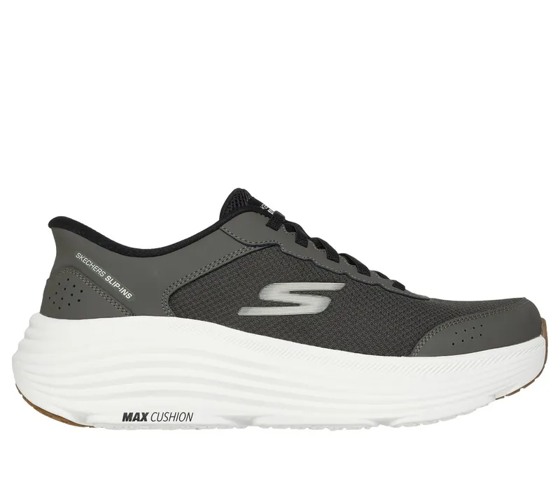 Skechers Slip-ins: Max Cushioning Endeavour – Cardova Sneaker Olijf/Black