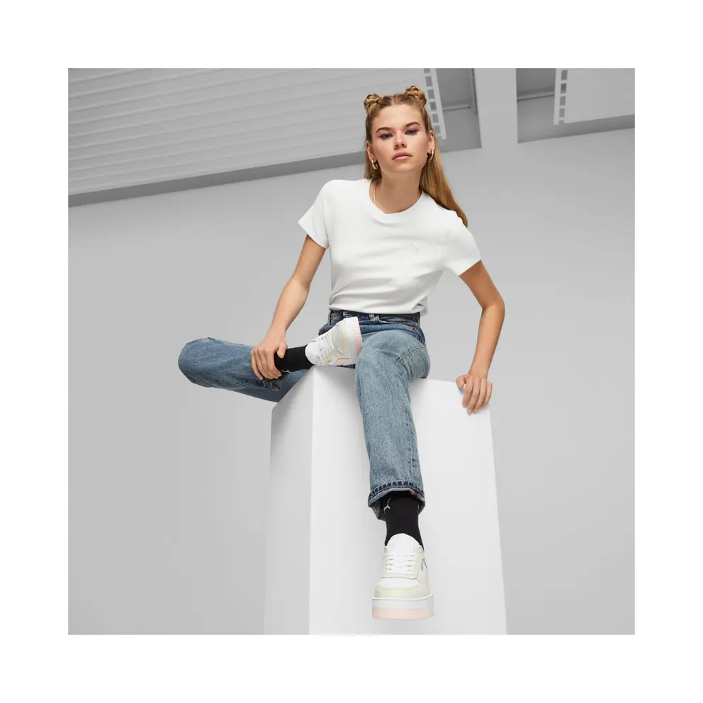 Puma Carina Street White/Pink (389390-10)