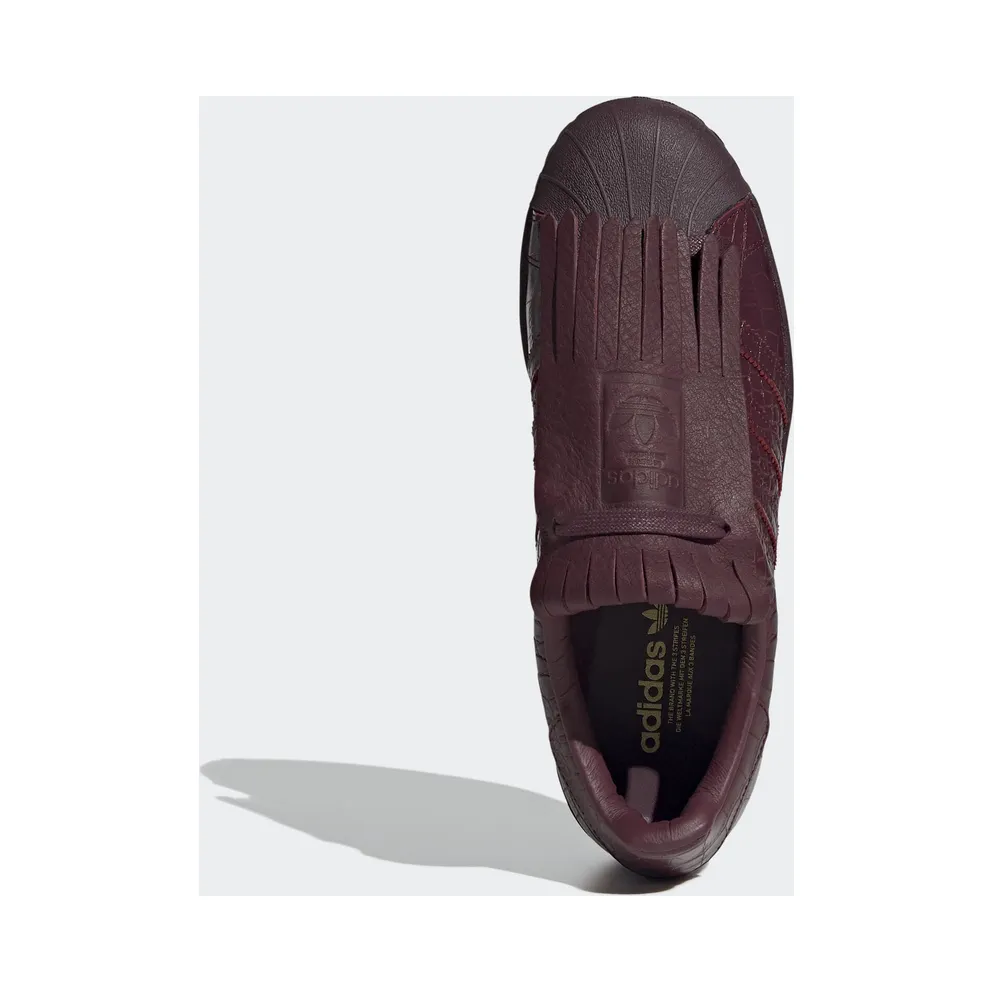 adidas Superstar Fringe Maroon (W) Maroon/Maroon/Gold Metallic (FW8160)