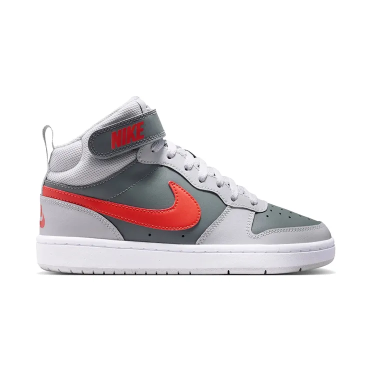 Nike Court Borough Mid 2 Smoke Grey Picante Red (CD7782-017)