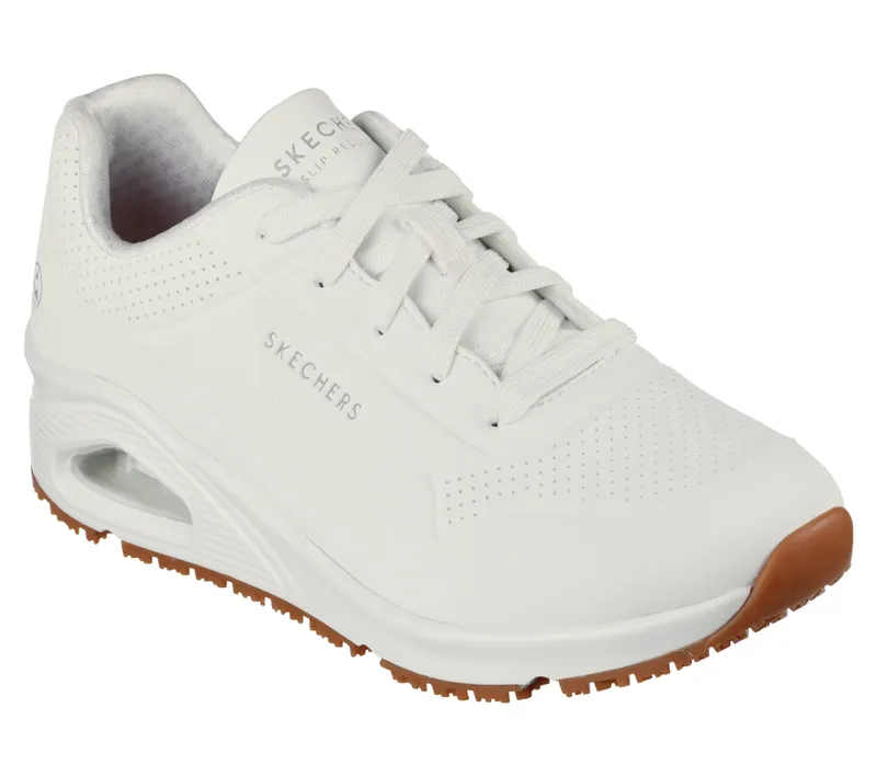 Skechers Work: Uno SR – White – “White” (108021EC WHT)