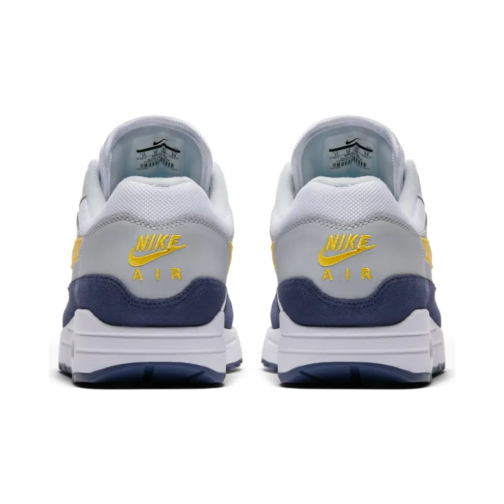 Nike Air Max 1 Blue Recall White/Blue Recall-Pure Platinum-Tour Yellow (AH8145-105)