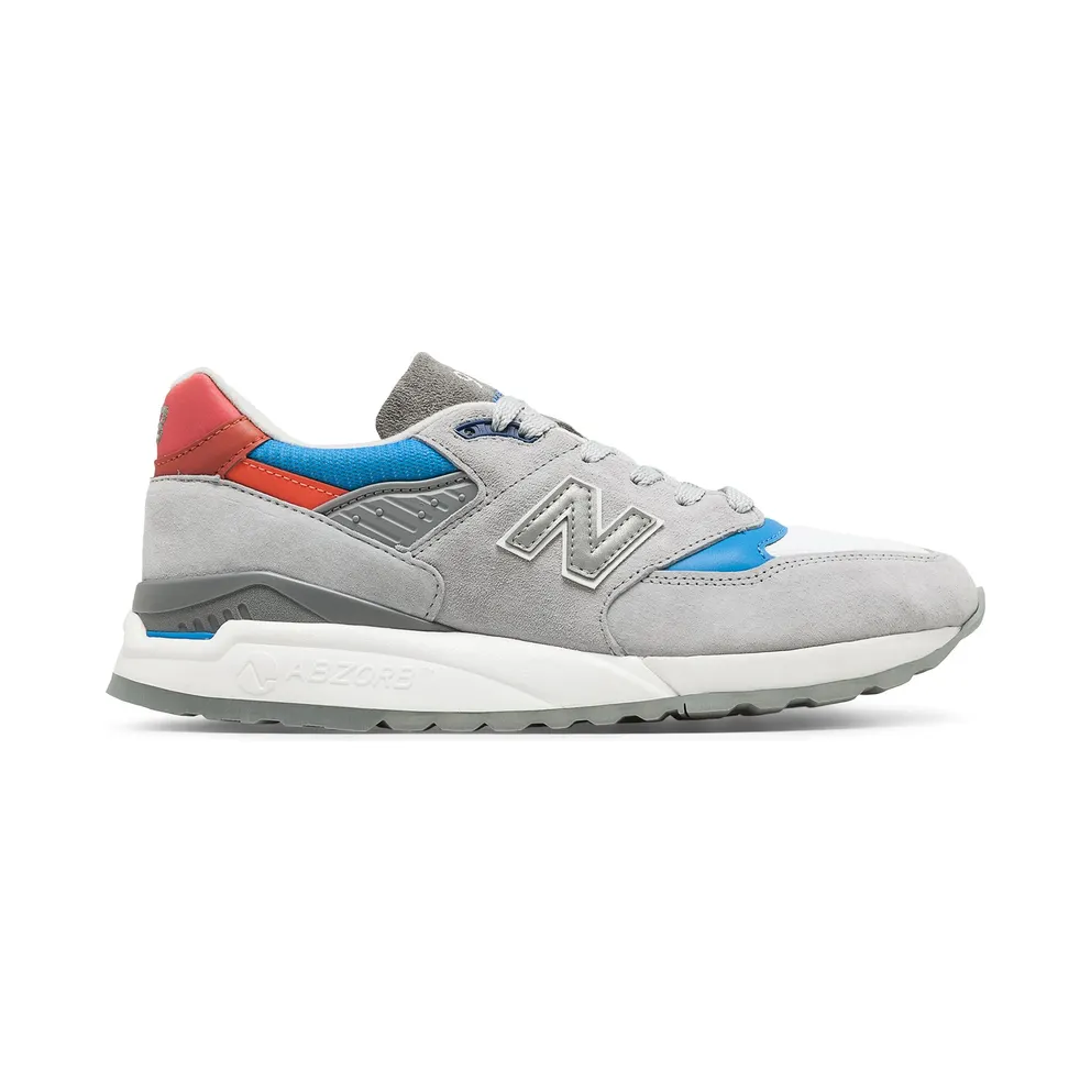 New Balance 998 Grey Light Blue Red Grey/Light Blue-Red (M998CNG)
