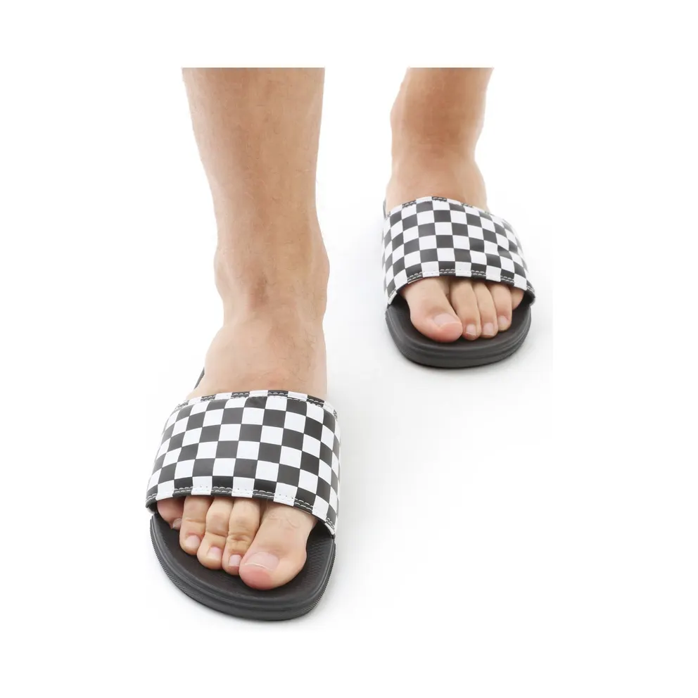 VANS Checkerboard La Costa Slide-on Shoes for Men Black – “Black / White” (VN0A5HF527I)