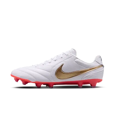 Nike Tiempo Ligera Pro Artificial-Grass Low-Top “White / Bright Crimson / Blur” (HQ3158-102)