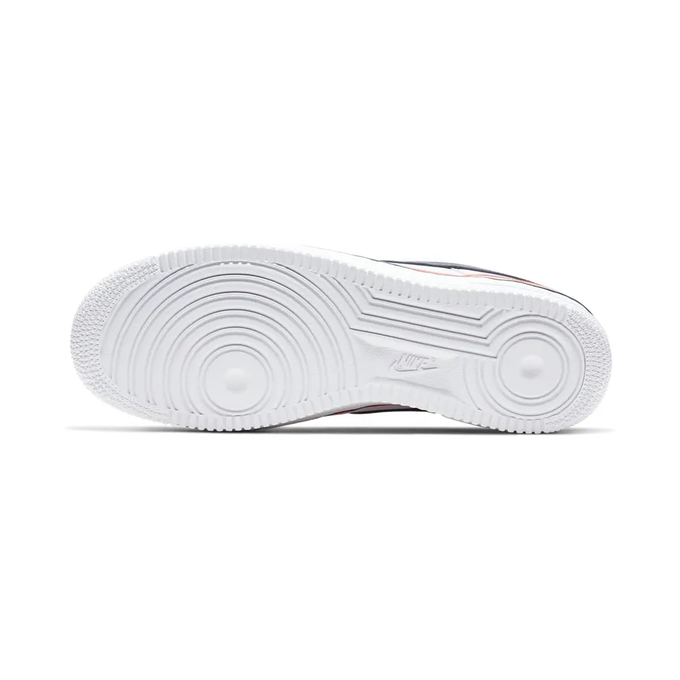 Nike Air Force 1 Low Ribbon White Blue White/White-Obsidian-Gym Red-White (CJ1377-100)