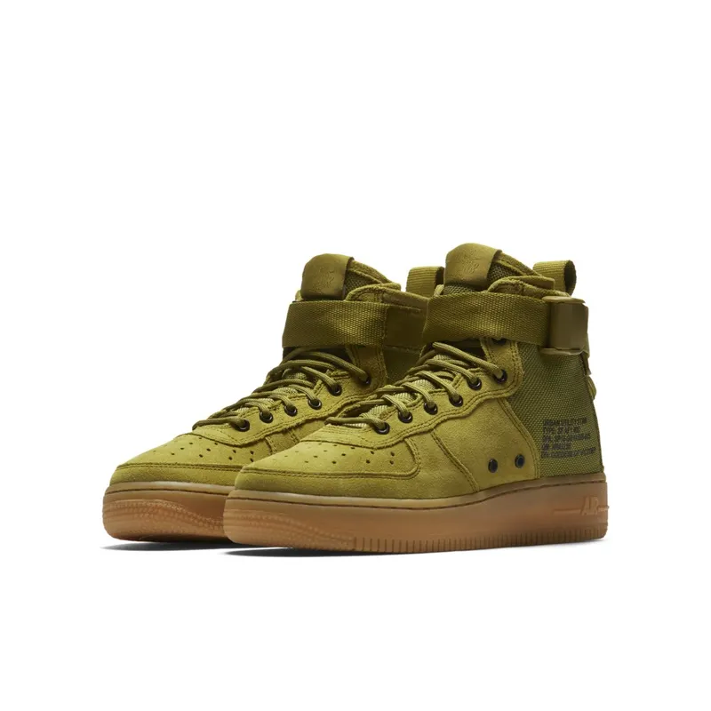 Nike SF Air Force 1 Mid Desert Moss (GS) Desert Moss/Gum Medium Brown-Black-Desert Moss (AJ0424-300)