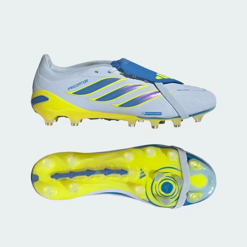 Adidas Predator Pro Fold-Over Tongue AG Football Boots, Blue (JR7867)