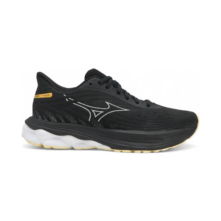Mizuno Wave Skyrise 6 Black Snow White Glowing Cream (J1GD250972)