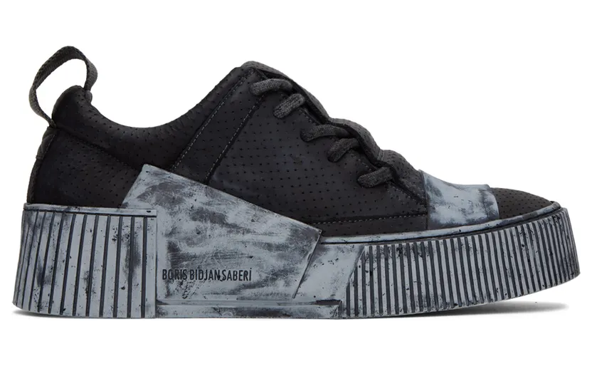 Boris Bidjan Saberi Black Bamba 2.1 Sneaker (326-BAMBA 2.1)