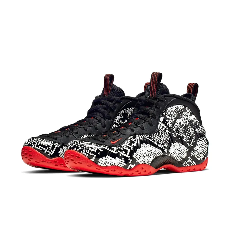 Nike Air Foamposite One Albino Snakeskin Sail/Habanero Red-Black (314996-101)