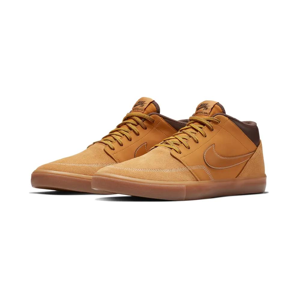 Nike SB Portmore 2 Solarsoft Mid Bronze Bronze/Gum Light Brown-Particle Beige-Bronze (AJ6978-779)