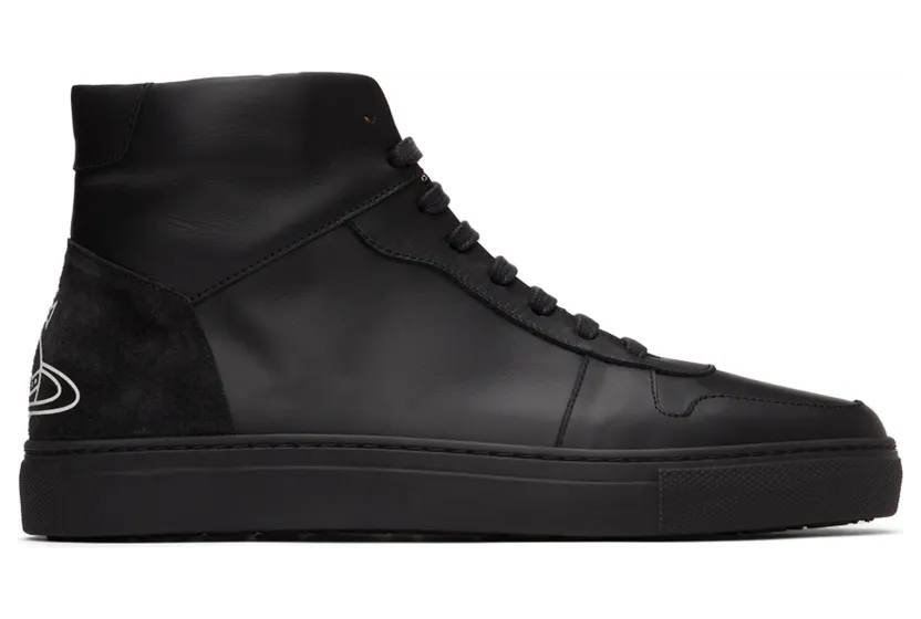 Vivienne Westwood Grey Apollo High-Top Sneakers (75010003M-L0005-)
