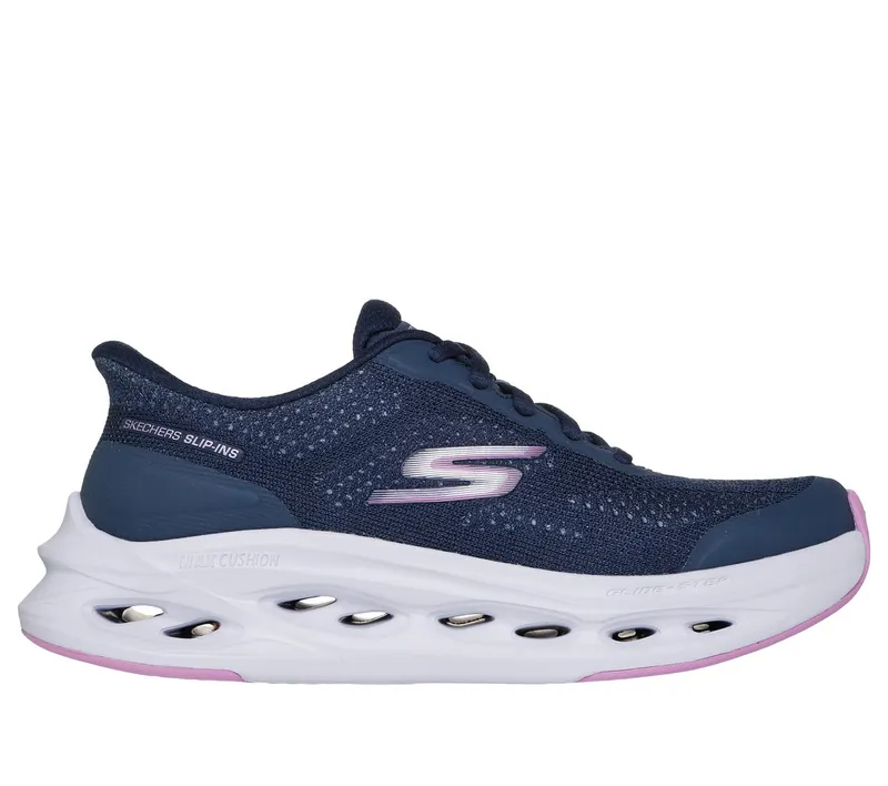 Skechers Slip-ins: Max Cushioning Glide-Step – Hartford Sneaker Marine/Purper