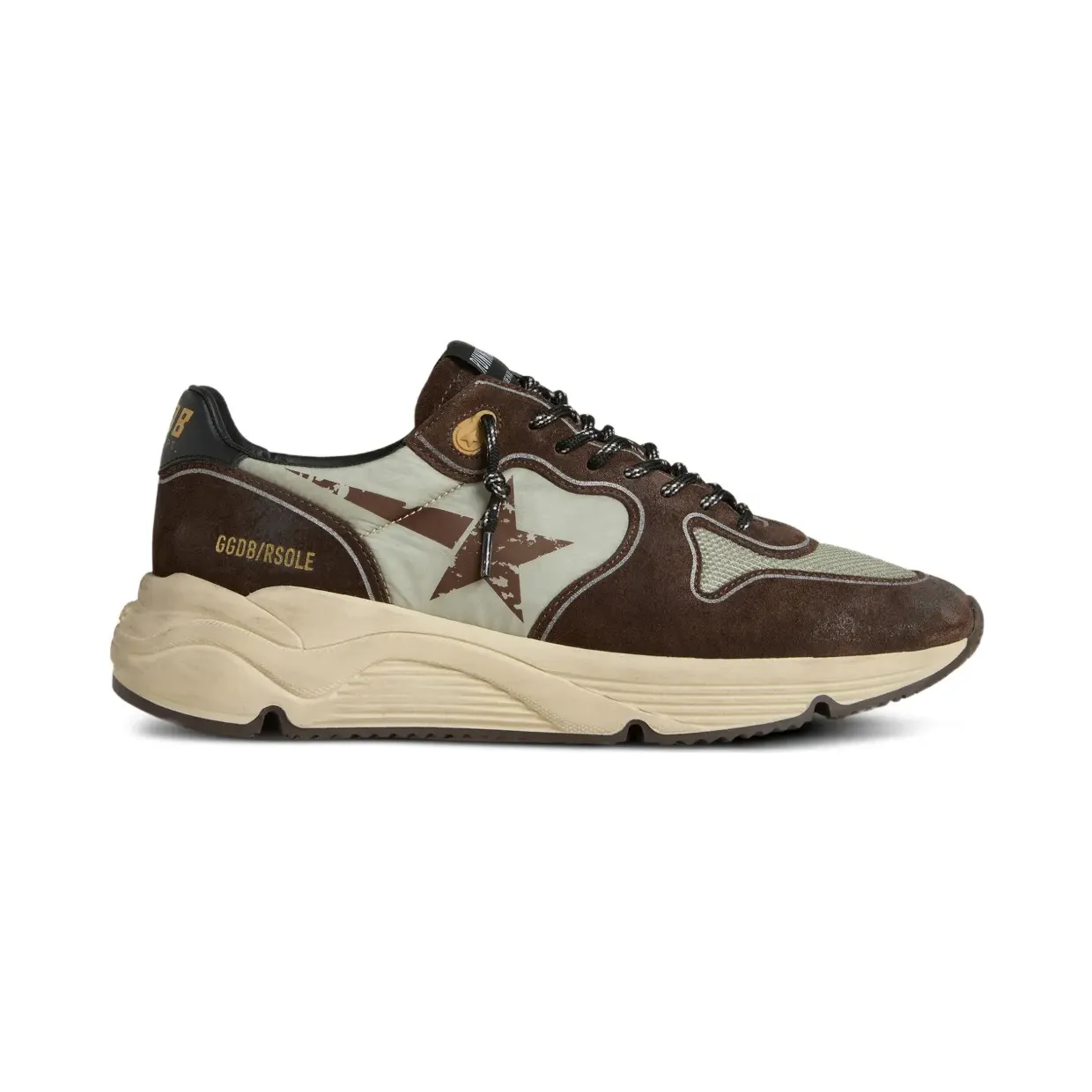 Golden Goose Running Sole aus Wildleder “Brown” (GMF00927F007998)