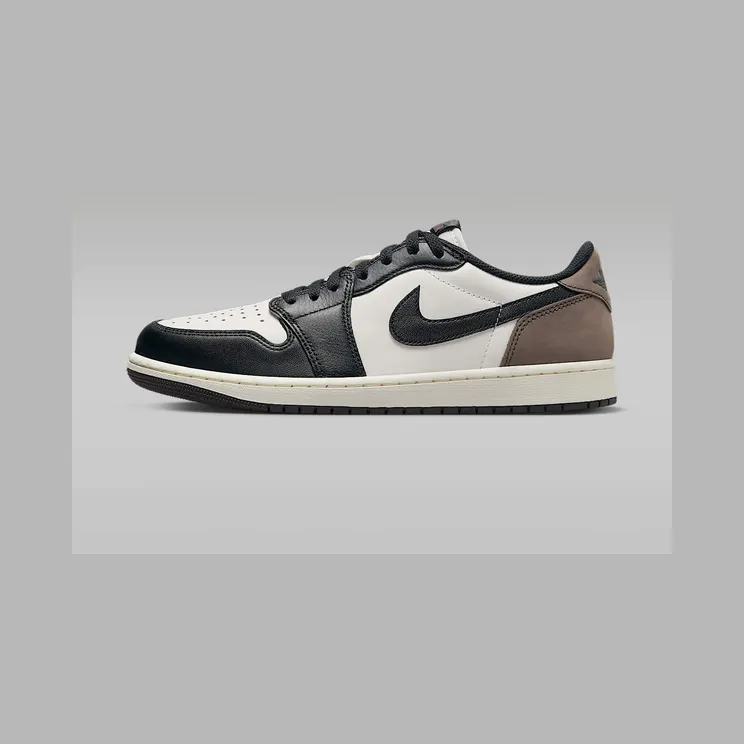 Nike Air Jordan 1 Low Retro OG Black Toe “Sail / Dark Mocha / Black” (CZ0790-102)