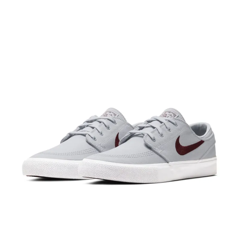 Nike SB Zoom Stefan Janoski Canvas RM Sky Grey Night Maroon Sky Grey/Sky Grey-White-Night Maroon (AR7718-009)