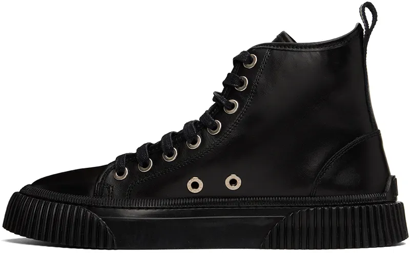 AMI Alexandre Mattiussi Black Logo High (USN425.853)