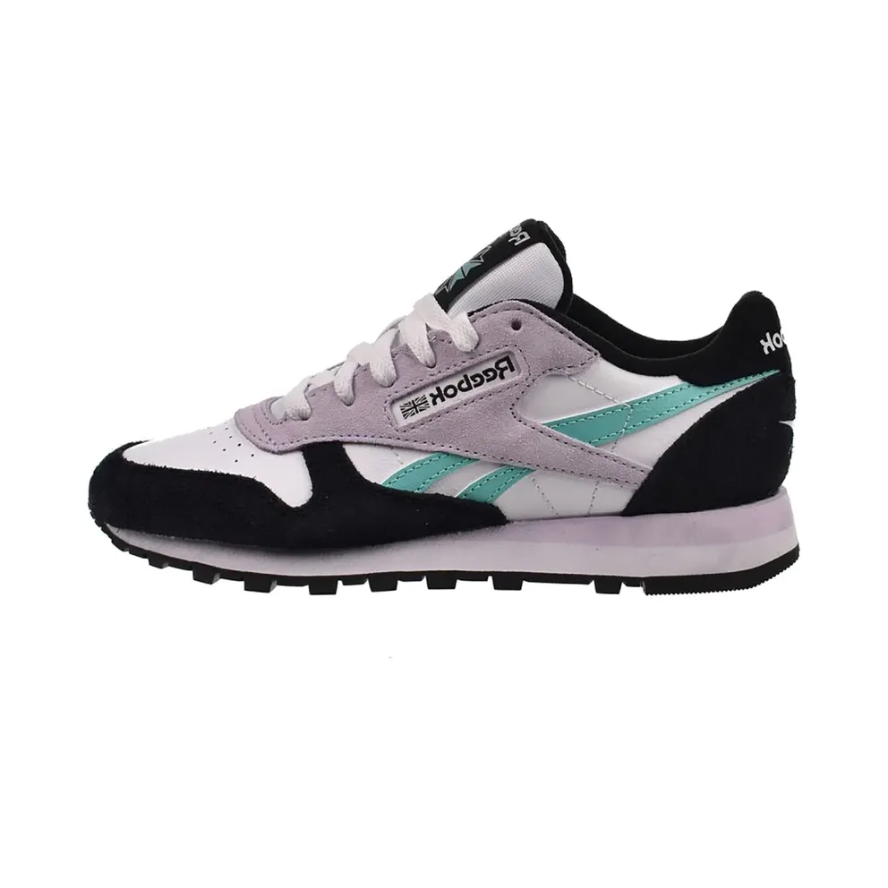 Reebok Classic Leather “White/Aqua/Black” (100209-565)