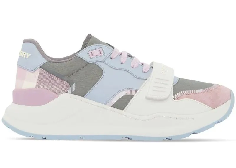Burberry Ramsey Light Blue Pink Suede (Women) (8055914)