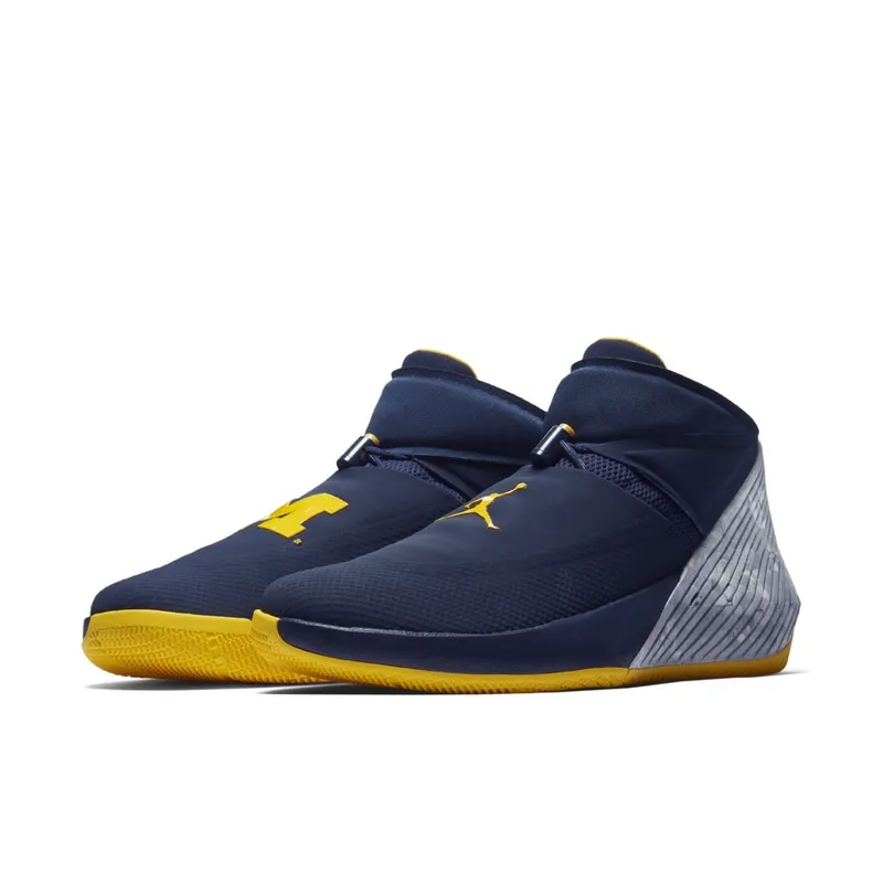 Jordan Why Not Zer0.1 Michigan College Navy/Amarillo-White (AA2510-405)