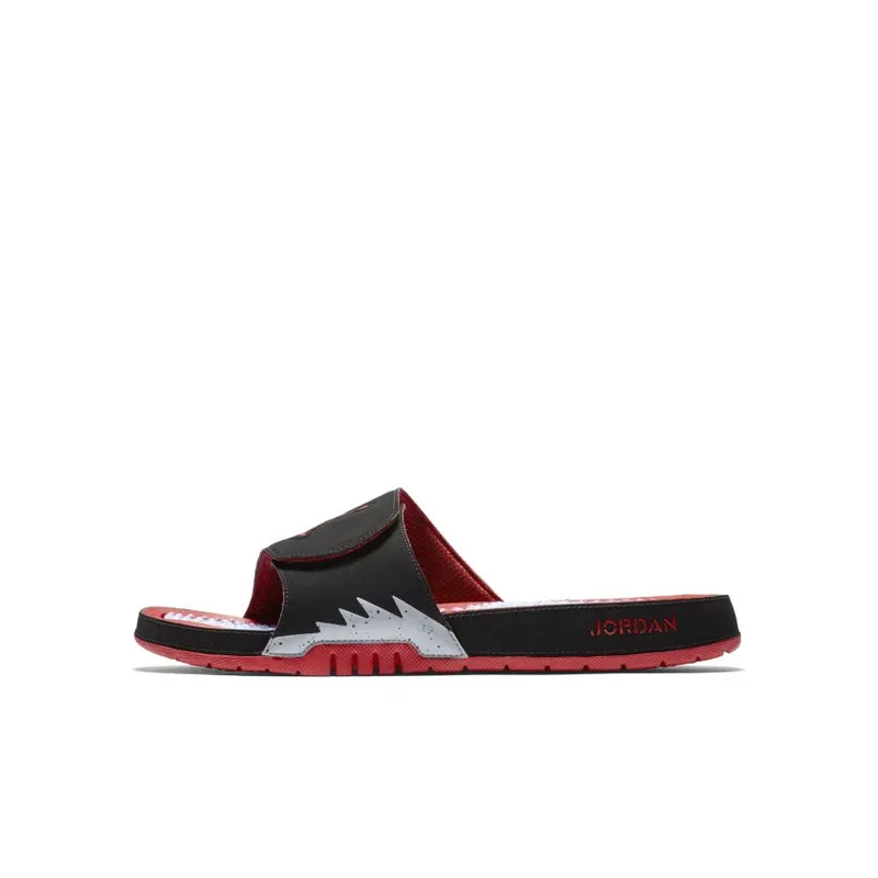 Jordan Hydro 5 Retro Black Particle Grey University Red Black/University Red-Particle Grey (555501-060)
