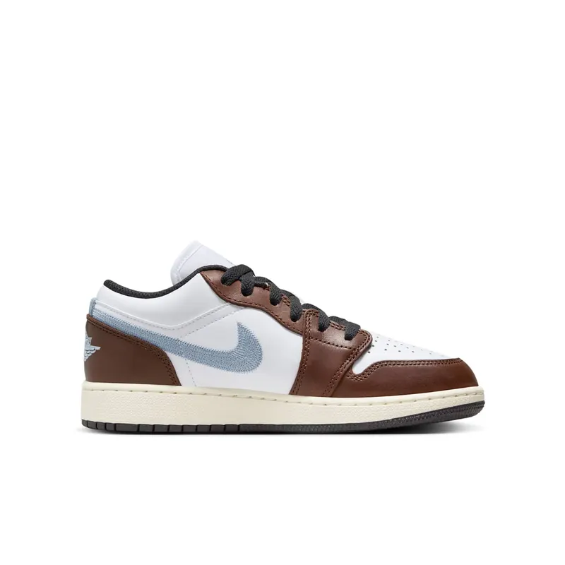 Air Jordan 1 Low GS “Brown White Blue” (FQ8156-142)