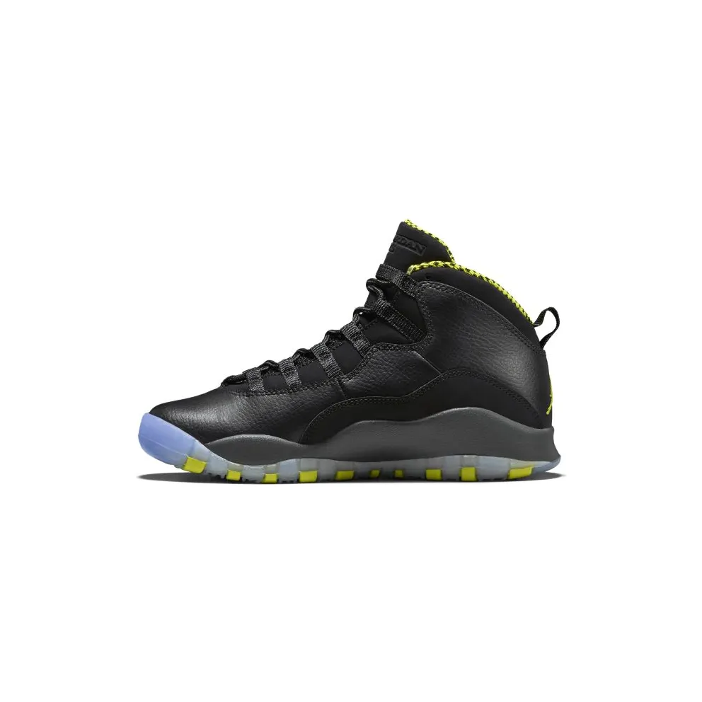 Jordan 10 Retro Venom (GS) Black/Vnm Green-Cl Grey-Anthrct (310806-033)