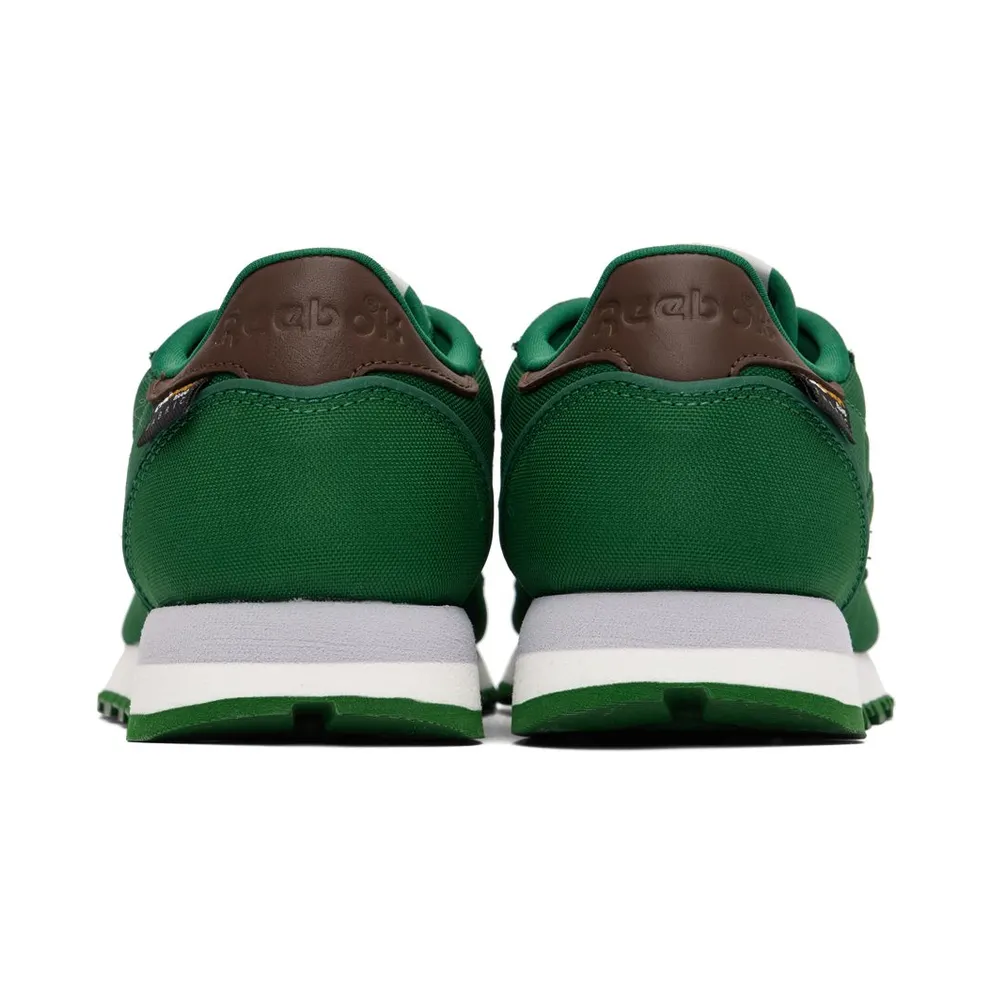 Reebok Classic Leather Shoes Dark Green / Chalk / Brush Brown (GX0285)
