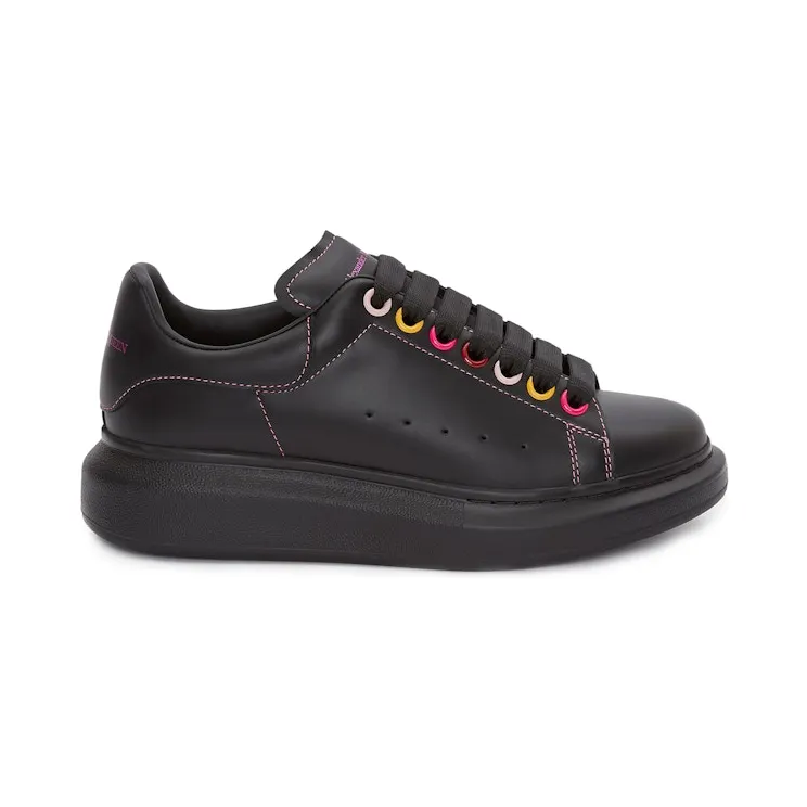 Alexander McQueen Oversized Black Rainbow Eyelets (W) (553770 WHZ4S 1312)