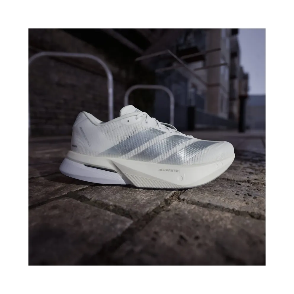 adidas Adizero Boston 13 Cloud White Matte Silver Dash Grey (JS4948)
