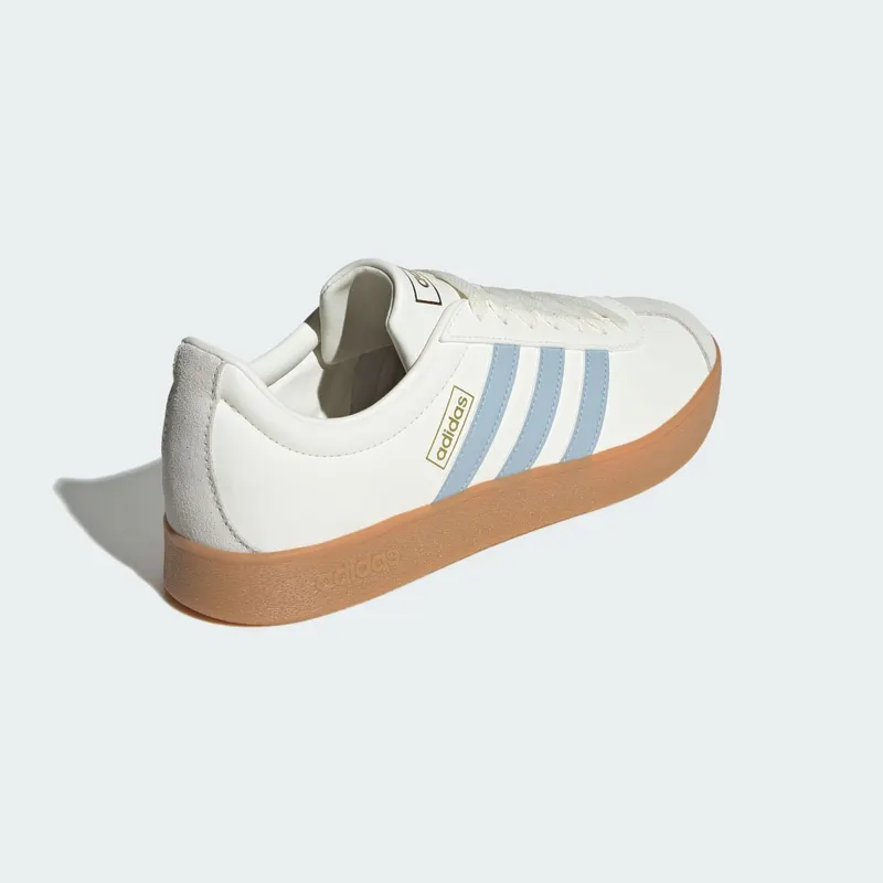 adidas VL Court Classic Off White Wonder Blue Gold Metallic (JH5063)