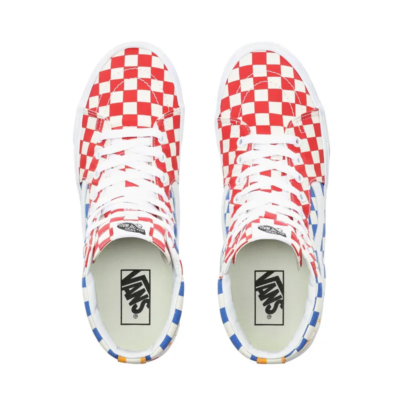 Vans Sk8-Hi Checkerboard Multi Multi/True White (VN0A38GEVLV)