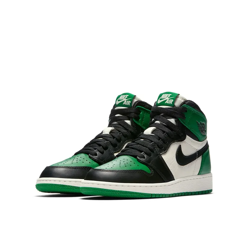 Jordan 1 Retro High Pine Green (GS) Pine Green/Sail-Black (575441-302)