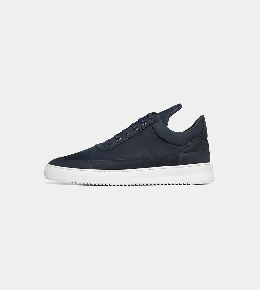 FILLING PIECES Low Top Ripple Nubuck Deep Blue (25122842001)