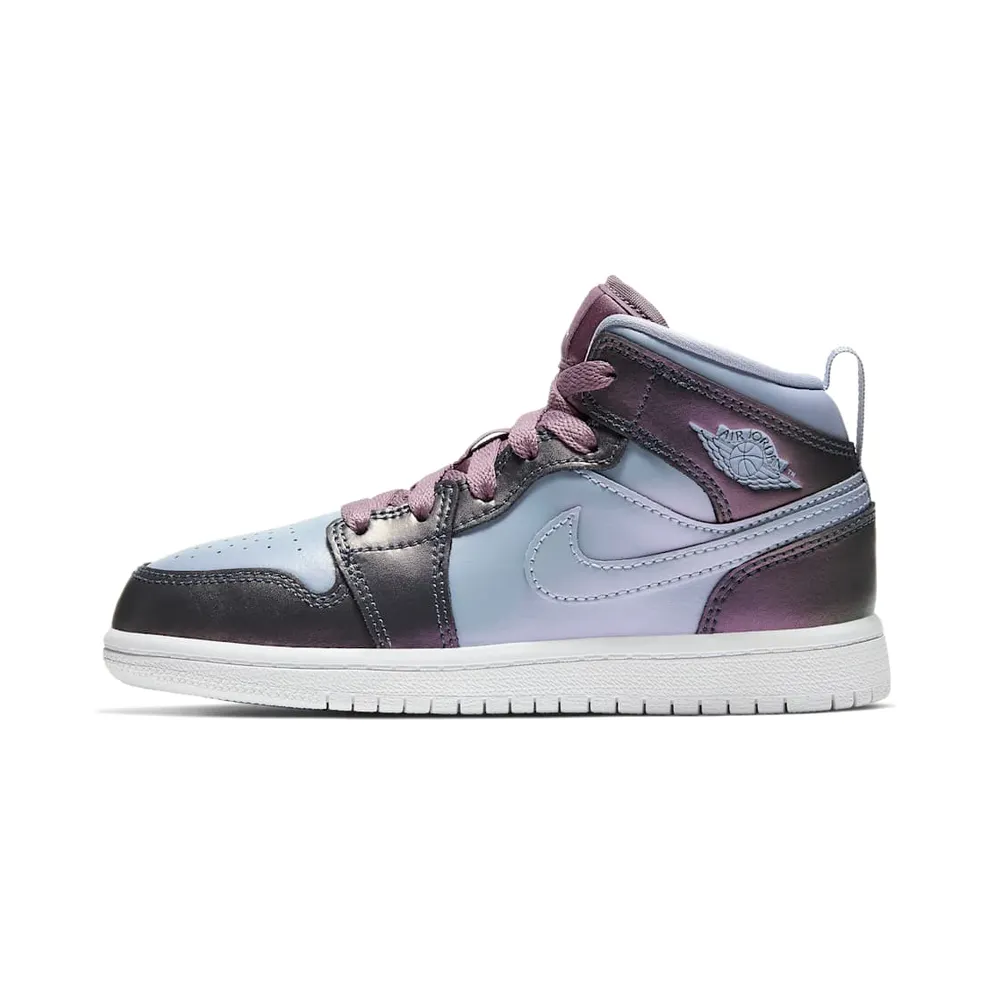 Jordan 1 Mid Monsoon Blue (PS) Monsoon Blue/Purple Rise-Violet Dust-White-Melon Tint (AV5173-400)